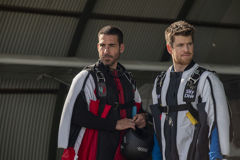 Miguel Ángel Silvestre y Miguel Bernardeau en La Fiera