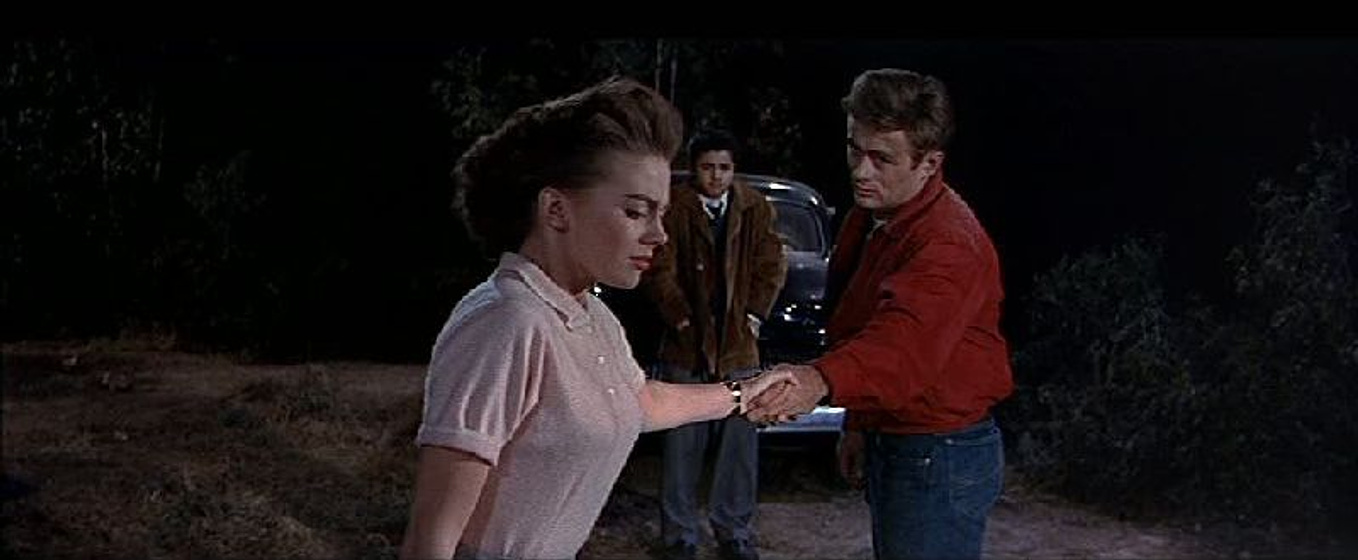 Natalie Wood y James Dean [I] en Rebelde sin Causa