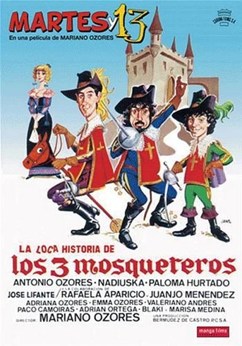 Poster de La Loca historia de los tres mosqueteros