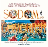 Carátula de la banda de sonido de Sodoma y Gomorra