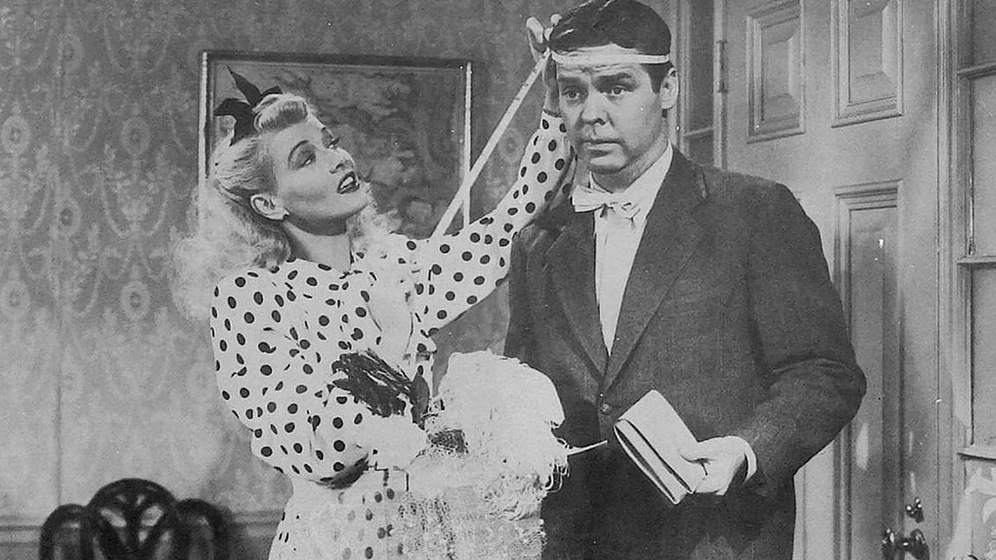 Arthur Lake y Penny Singleton en blondie-s-holiday