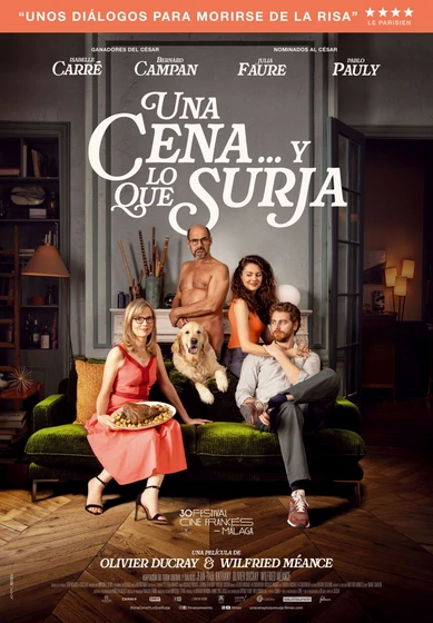 Imagen de una-cena-y-lo-que-surja (Cartel español)