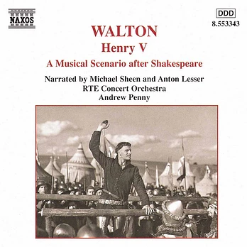 Carátula de la banda de sonido de Enrique V