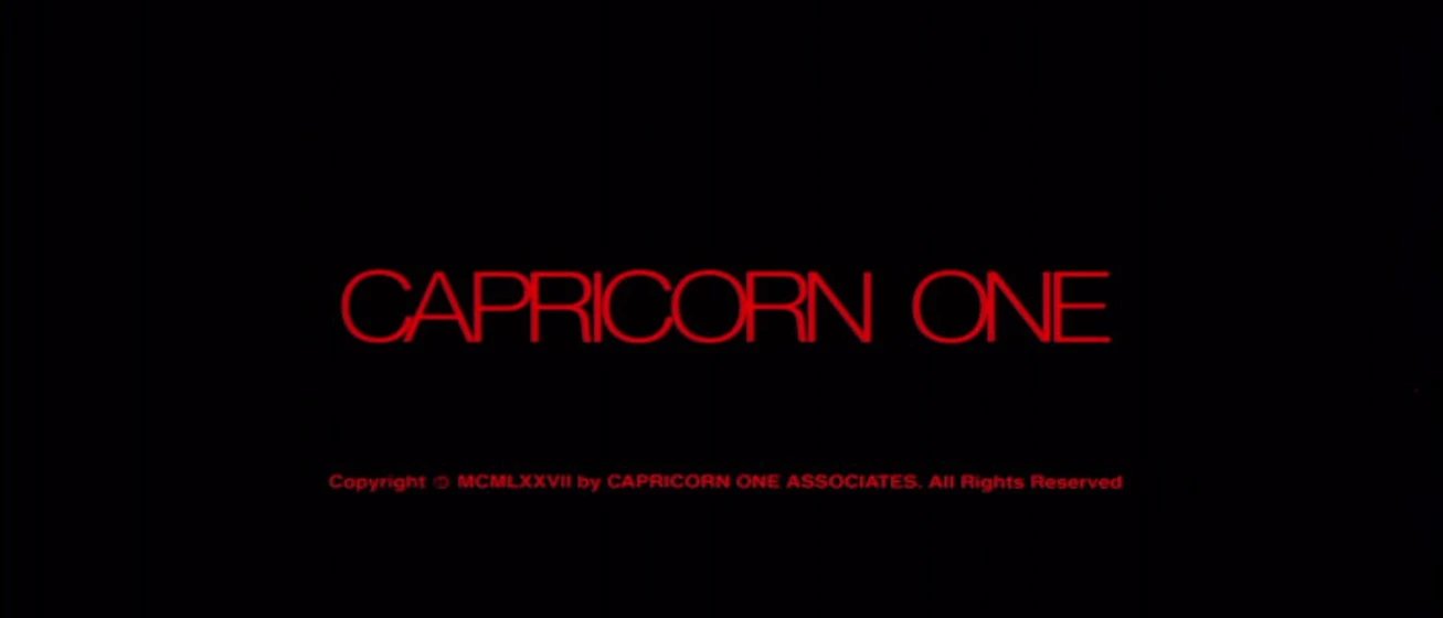 Imagen de Capricornio Uno (Títulos de crédito)