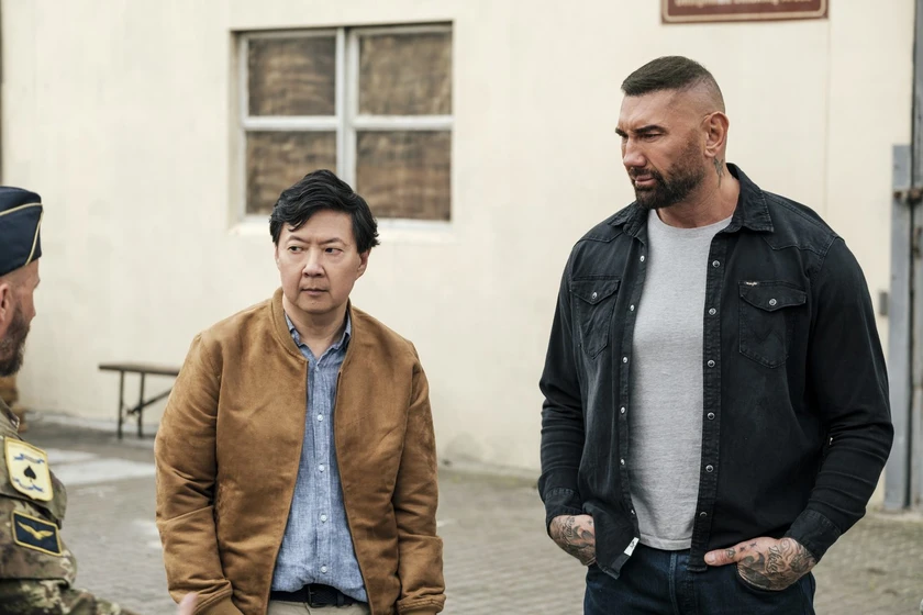 Ken Jeong y Dave Bautista en juego-de-espias-la-ciudad-eterna