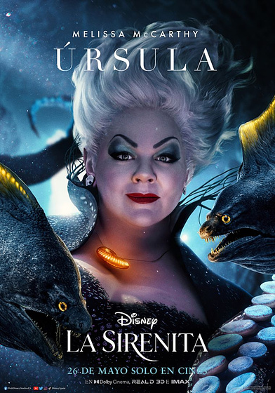 Imagen de La Sirenita (Cartel personajes español)