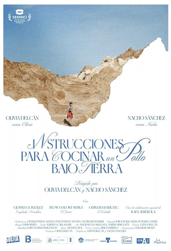Poster de Instrucciones para Cocinar un Pollo bajo tierra
