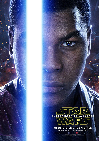 Imagen de Star Wars: Episodio VII. El Despertar de la Fuerza (Cartel personajes español)