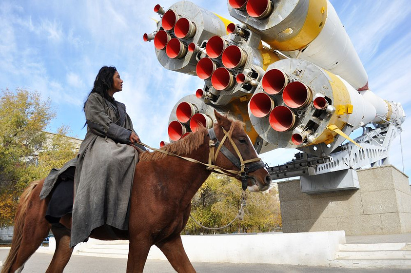 Sitora Farmonova en Baikonur