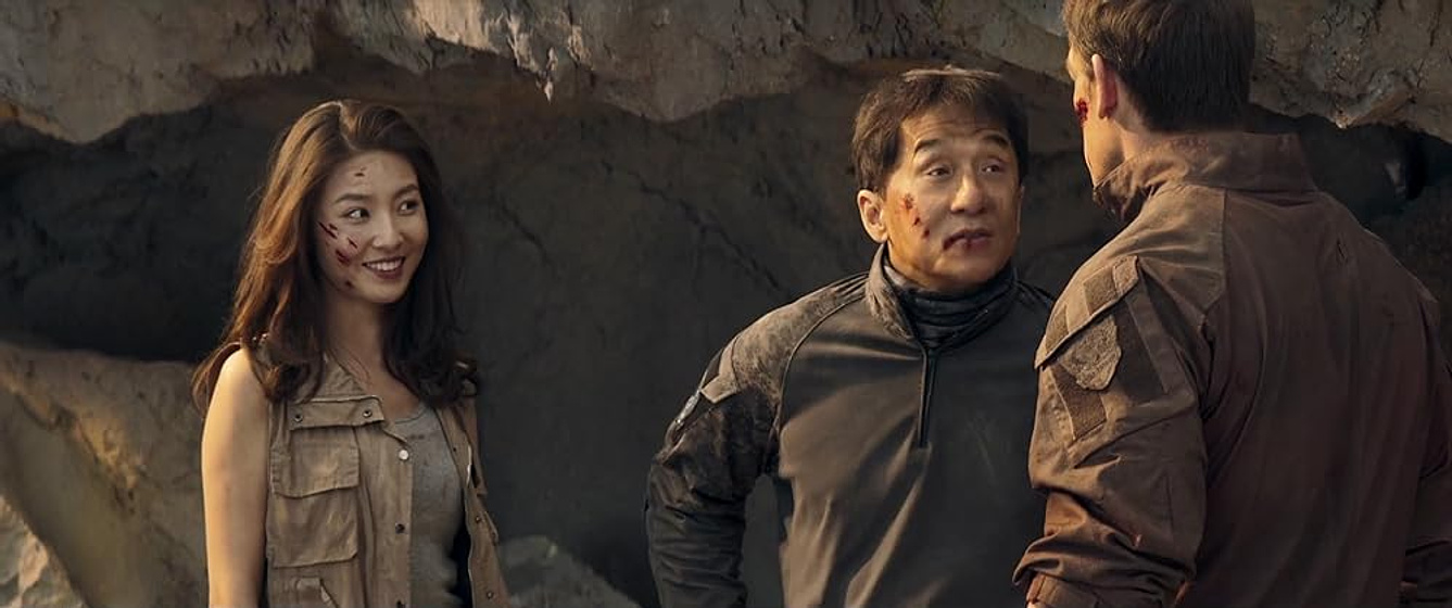 Jackie Chan y Ma Xinrui en Hidden Strike