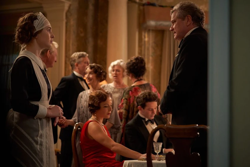 Colin Firth, Josh O'Connor y Emma D'Arcy en primavera-en-beechwood