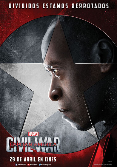 Imagen de Capitán América. Civil war (Cartel personajes español)