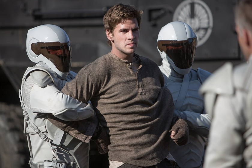 Liam Hemsworth en Los Juegos del Hambre. En Llamas