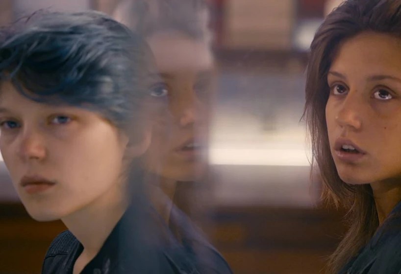 Léa Seydoux y Adèle Exarchopoulos en La Vida de Adèle