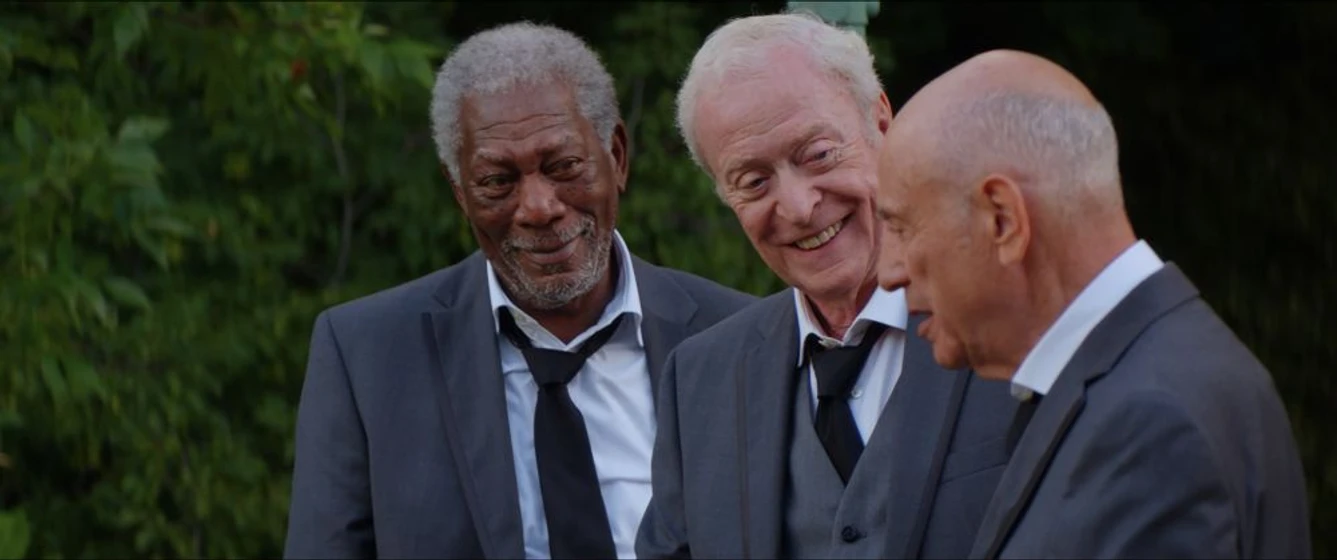 Michael Caine, Morgan Freeman y Alan Arkin en un-golpe-con-estilo