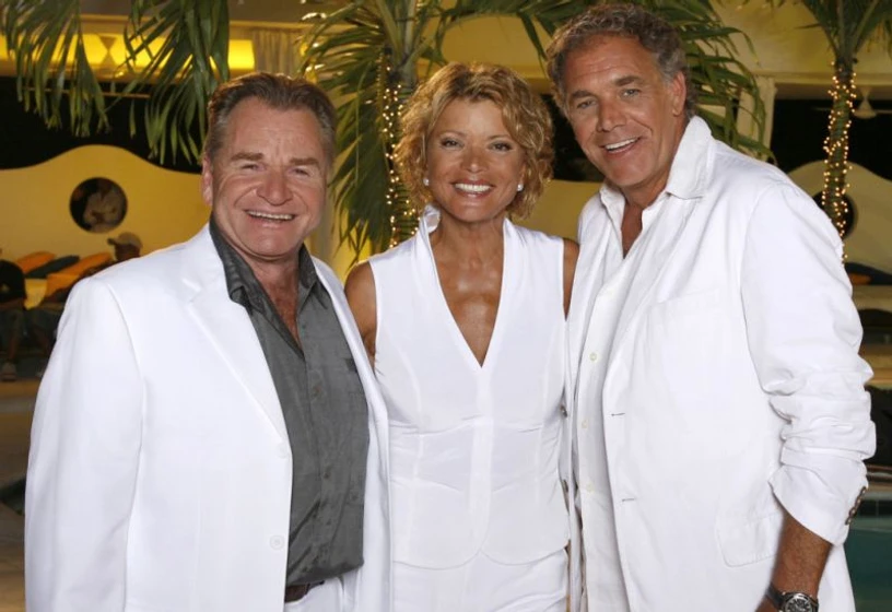 Fritz Wepper, Uschi Glas y Christian Kohlund en Dream Hotel: Caribe