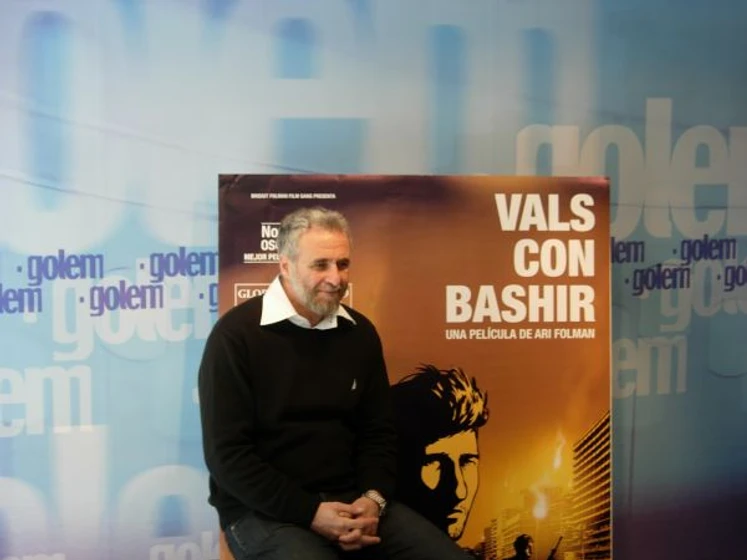 Ari Folman en vals-con-bashir (Rueda de prensa en Madrid. Febrero 2009)
