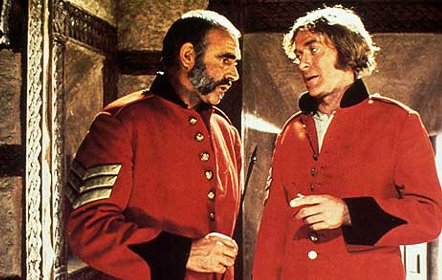 Sean Connery y Michael Caine en El Hombre que Pudo Reinar