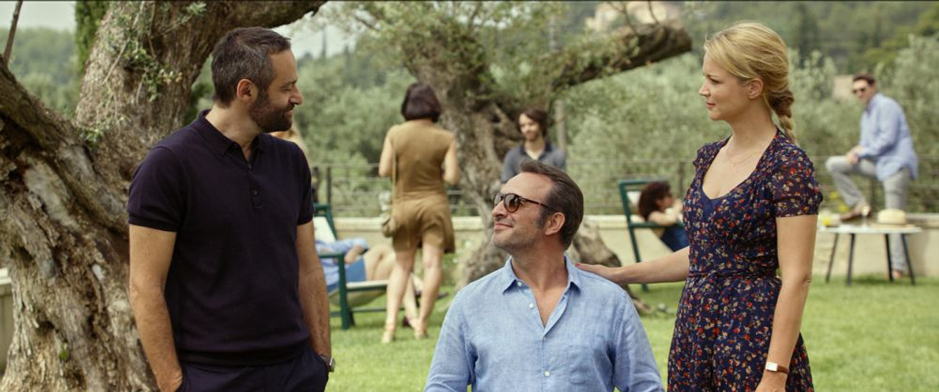 Jean Dujardin, Cédric Kahn y Virginie Efira en Un Hombre de altura