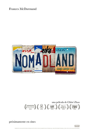 Imagen de Nomadland (Cartel teaser español)