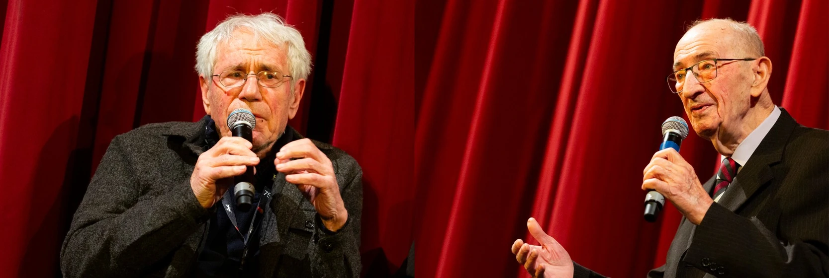 Milan Kovačević y Želimir Žilnik en eighty-plus (Berlinale. Febrero 2025)