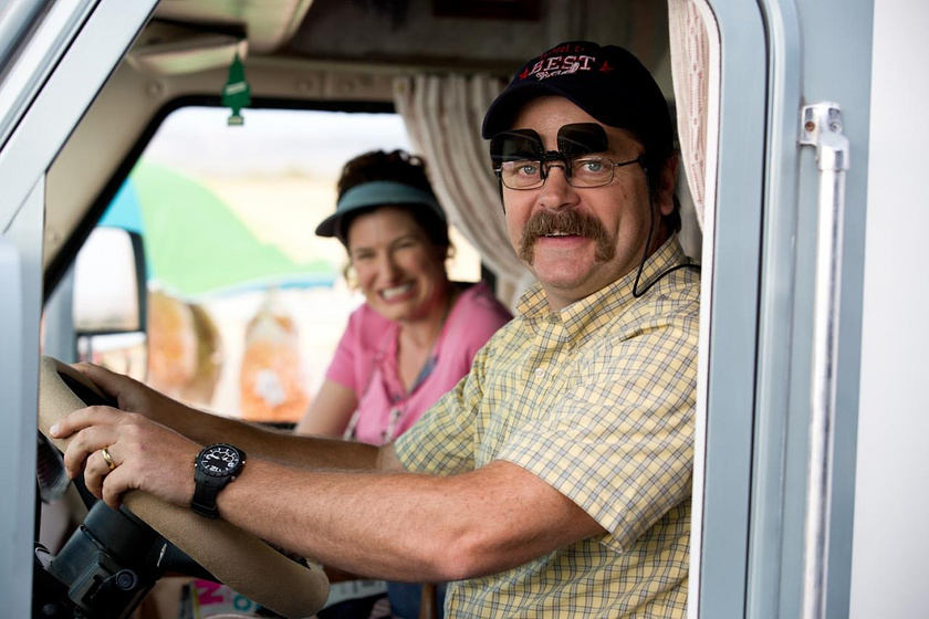 Kathryn Hahn y Nick Offerman en Somos los Miller