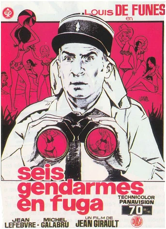 Poster de Seis Gendarmes en Fuga