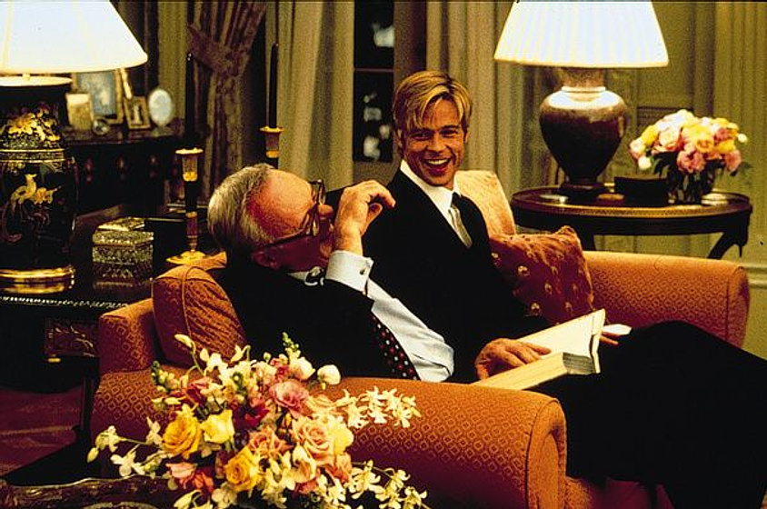 Brad Pitt y Anthony Hopkins en ¿Conoces a Joe Black?