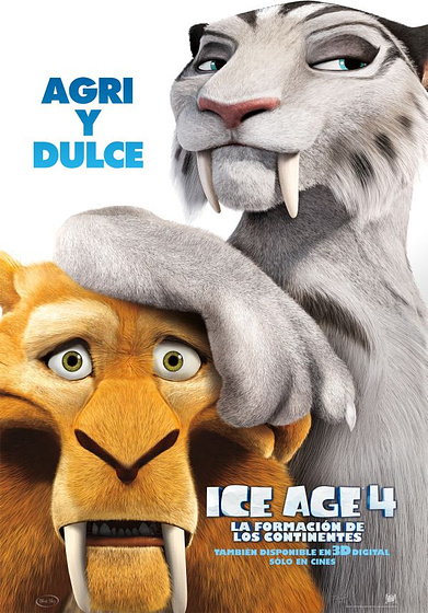 Imagen de Ice Age 4: La Formación de los continentes (Cartel promocional)