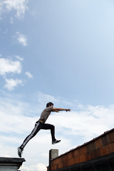 Taylor Lautner en Tracers