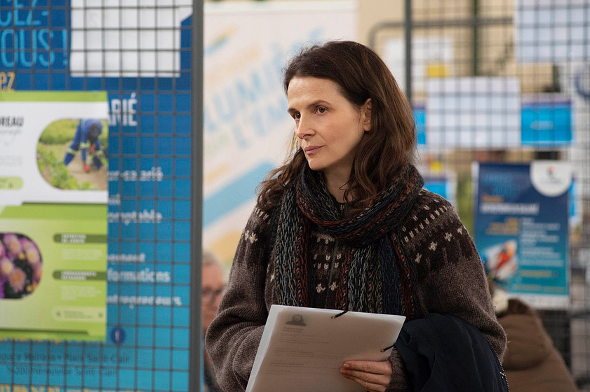 Juliette Binoche en En un muelle de Normandía
