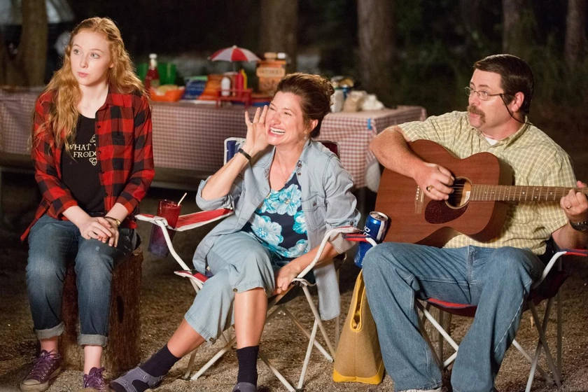 Kathryn Hahn, Nick Offerman y Molly C. Quinn en Somos los Miller