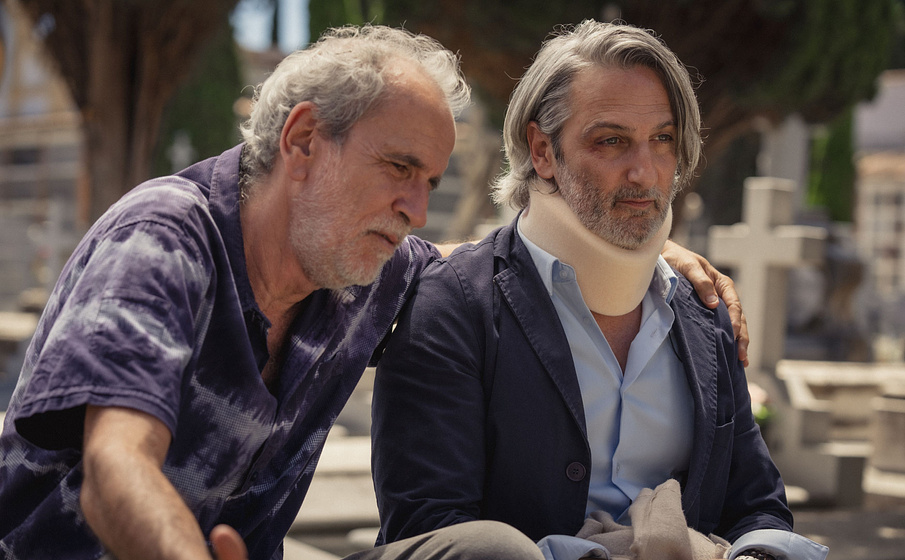 Guillermo Toledo y Ernesto Alterio en Todos los Lados de la Cama