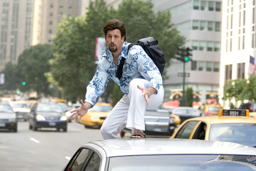 Adam Sandler en Zohan. Licencia para peinar