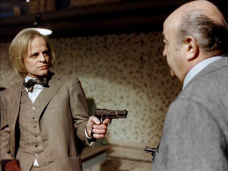 Klaus Kinski y Bernard Blier en nuit-d-or