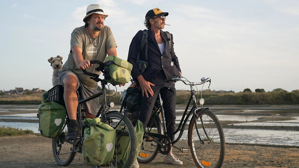 Mathias Mlekuz y Philippe Rebbot en À bicyclette!