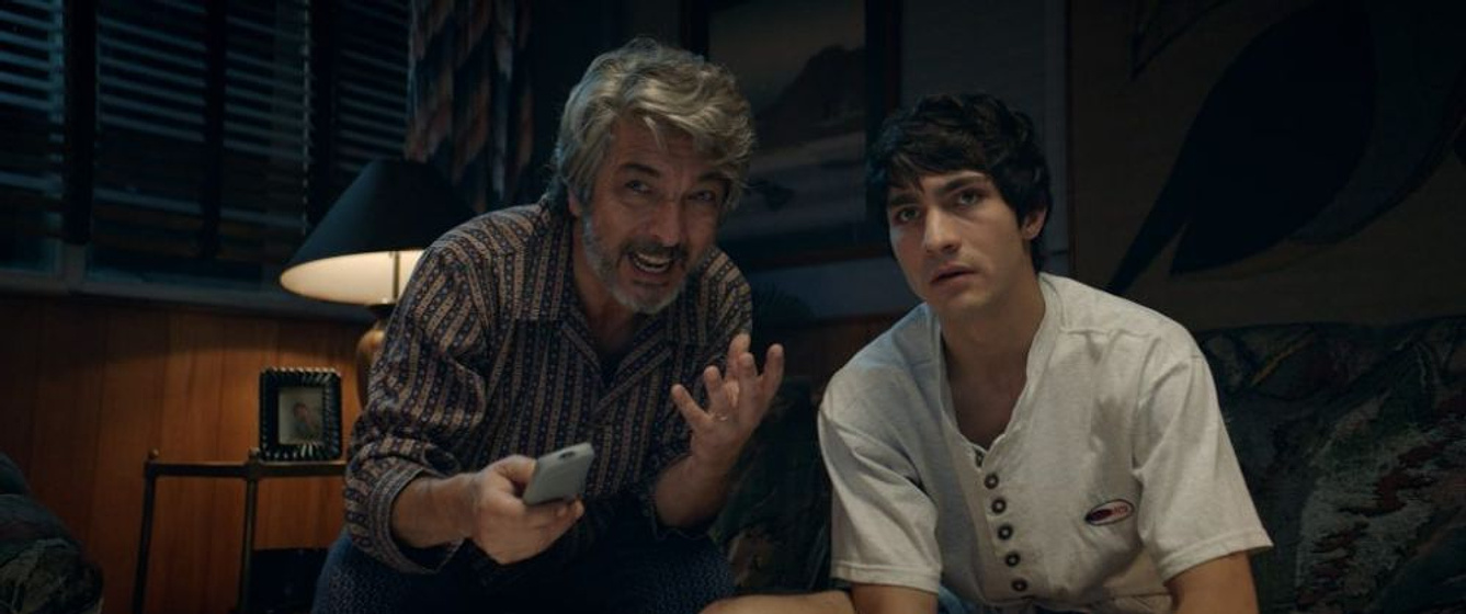 Ricardo Darín y Chino Darín en La Odisea de los Giles