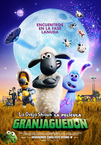Imagen de La Oveja Shaun, la película: Granjaguedon (Cartel teaser español)