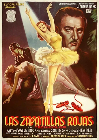 Poster de Las Zapatillas Rojas