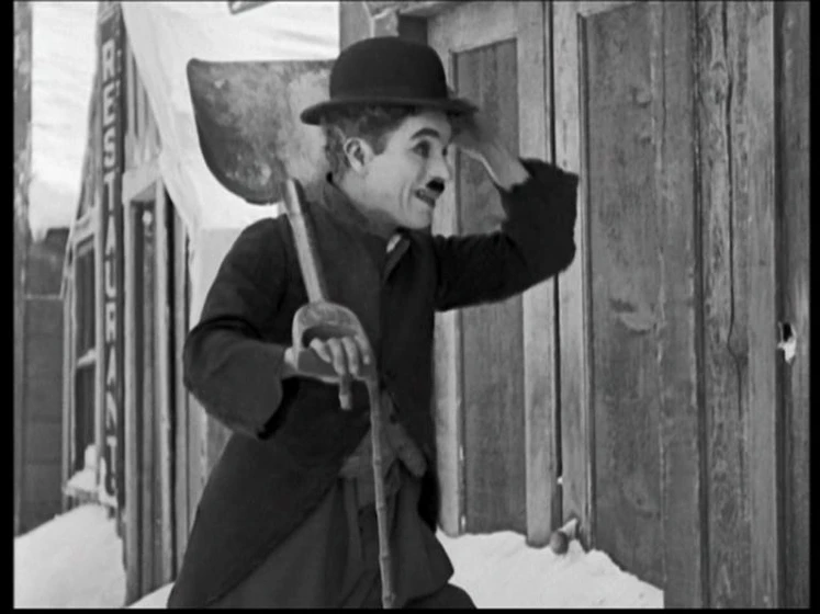 Charles Chaplin en la-quimera-del-oro