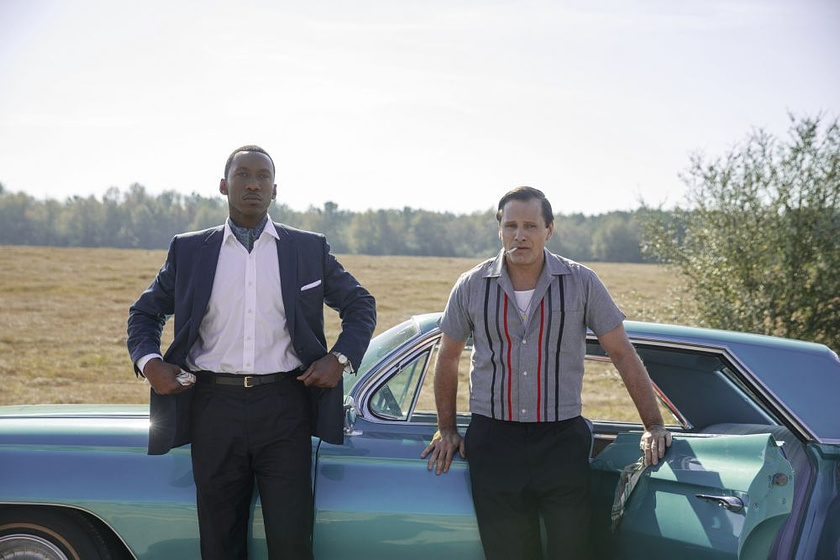 Viggo Mortensen y Mahershala Ali en Green Book