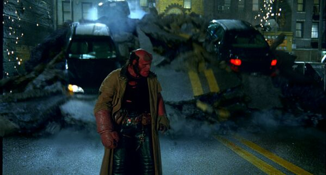 Ron Perlman en Hellboy II: El Ejército Dorado