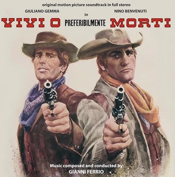 Carátula de la banda de sonido de Vivos o preferiblemente muertos