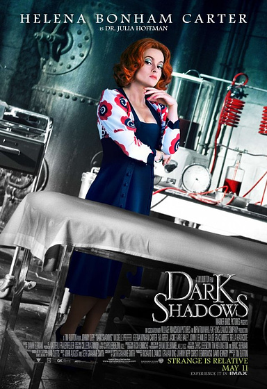 Helena Bonham Carter en Sombras tenebrosas (Poster promocional)