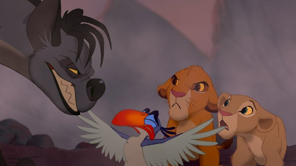 Shenzi, Zuzu, Simba y Nala