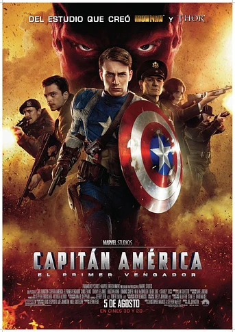 Poster de Capitán América. El primer Vengador