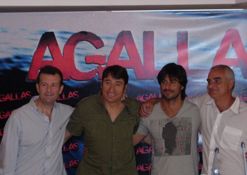 Carmelo Gómez, Hugo Silva, Andrés Luque y Samuel Martín en Agallas (Photocall en Madrid. Septiembre 2009)