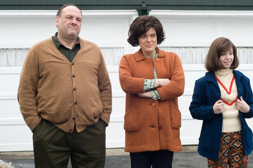 James Gandolfini, Molly Price y Meg Guzulescu en Not Fade Away