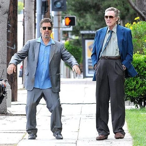 Christopher Walken y Al Pacino en tipos-legales