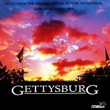 Carátula de la banda de sonido de Gettysburg